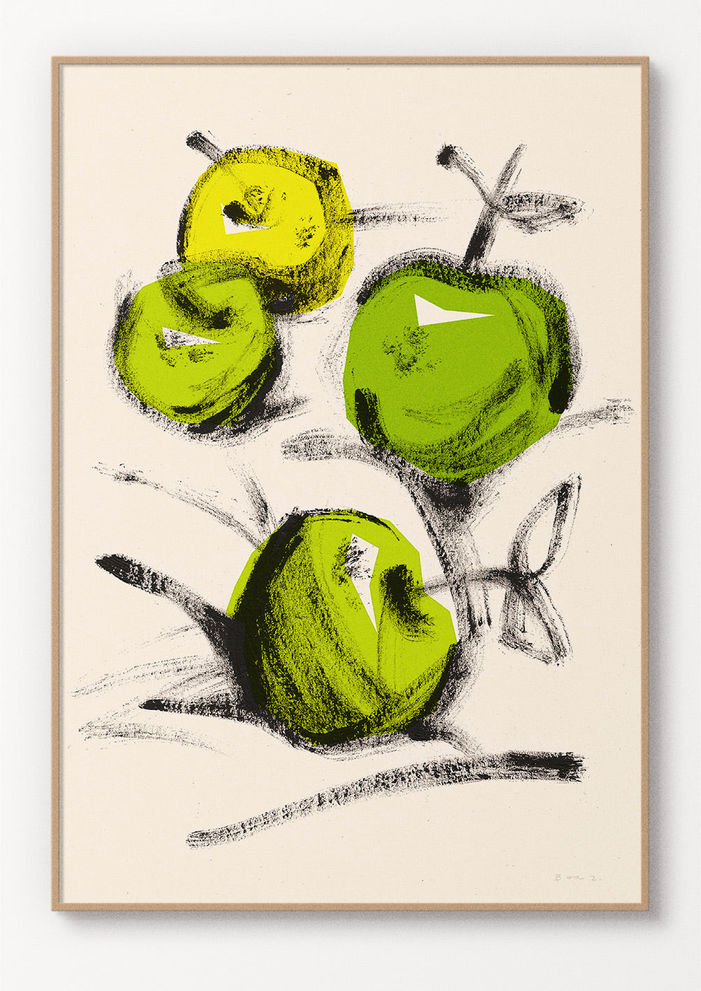 Brush Stroke - Apples