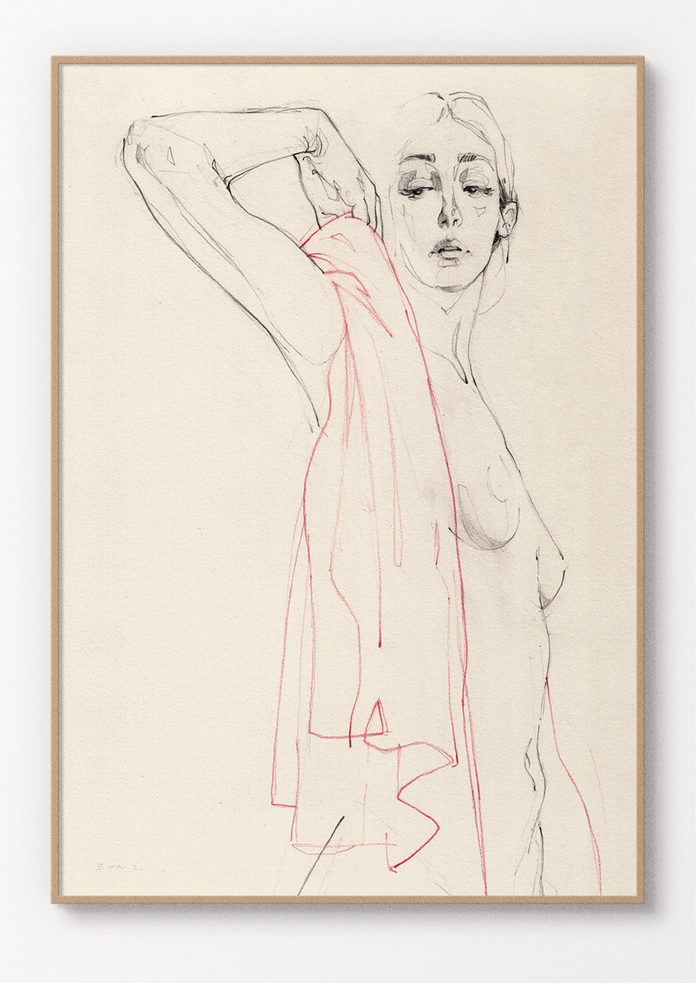 Intimate lines - Red sheet